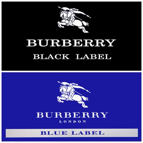 burberry blue label black label 分别|what is a burberry blue label.